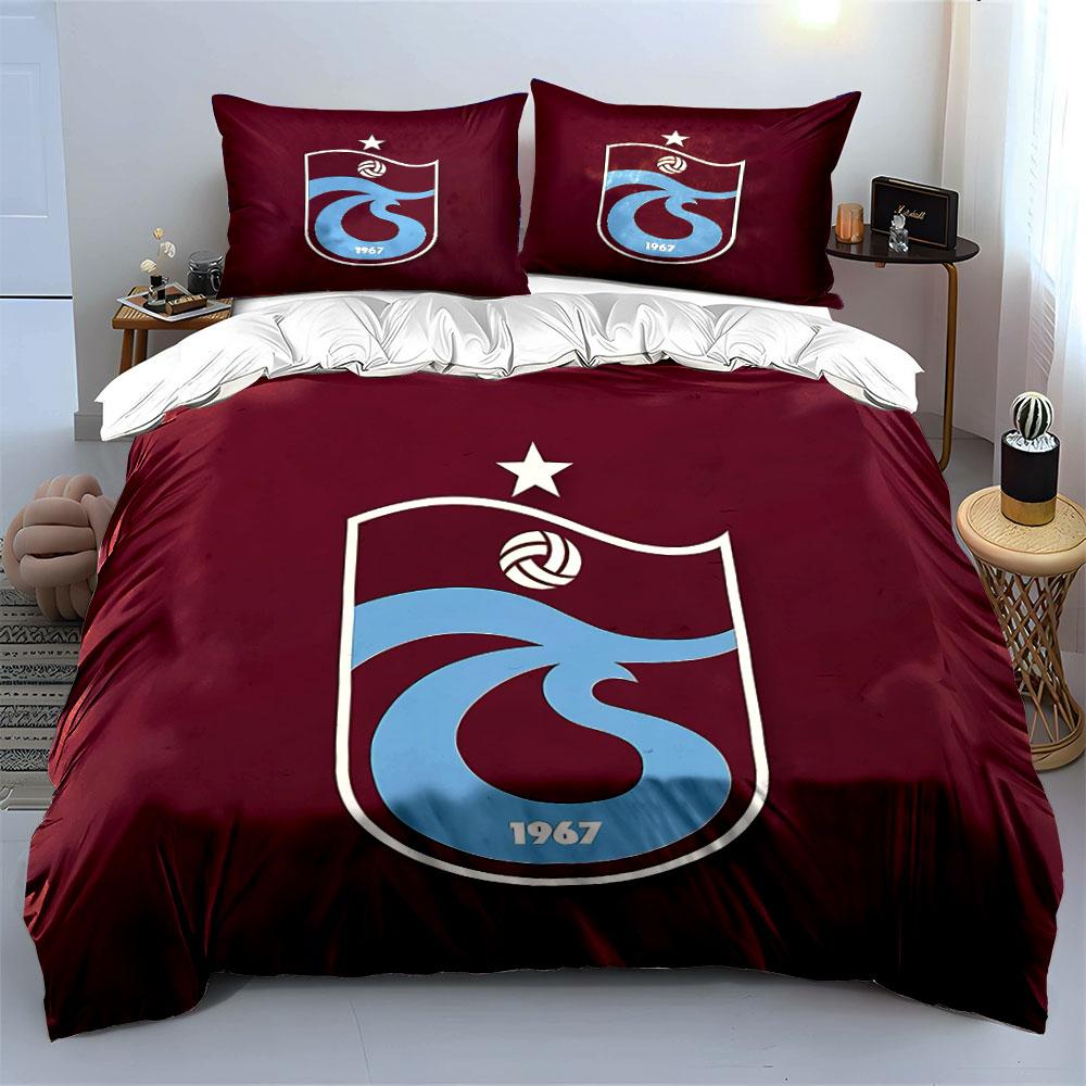 "Maroon Blue Emblem Bedding Set" Bedding Duvet Cover Set Duvet Cover Pillowcases (1 * Duvet Cover 2 * Pillowcases, without duvet insert)