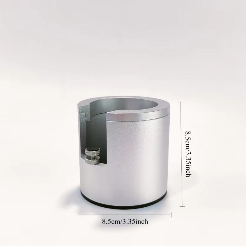 Coffee Tamping Station Base Aluminium Alloy Adjustable Height Tamping Station Base for 51mm/53mm/58mm Portafilte Coffee Tools