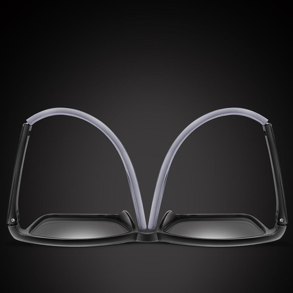 Unisex Photochromic Reading Glasses Classic Square Frame For Presbyopia Anti Blue Light Blocking Lightweight Eyewear