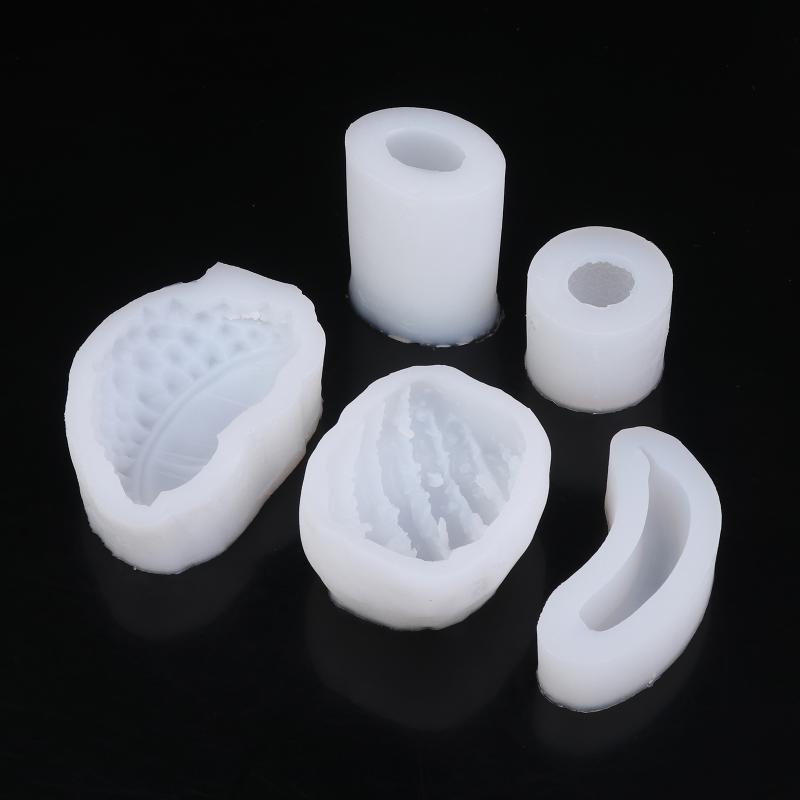 3D silikonová forma na ovoce Mango Banán Durian Liči Pro svíčky Aromaterapii Řemesla Výroba dortů Čokoláda Fondán Pečicí forma