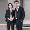 Trelomann Unisex Anti-Wrinkle Two-Piece Professional Suit