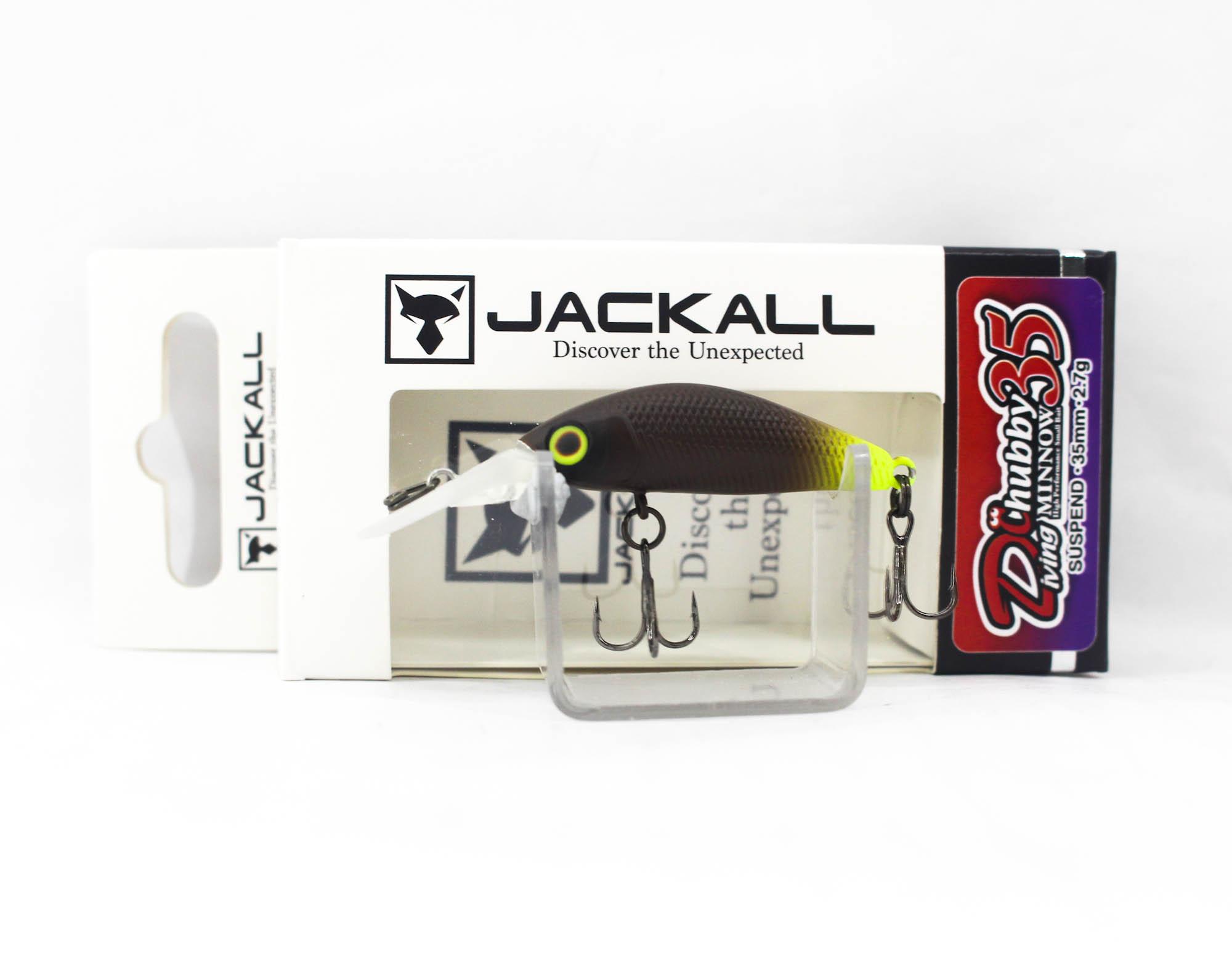 Jackall Diving Chubby Minnow 35 Воблер-суспендер Пеллет Желтый (8961)