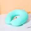 Simple fashion plush U-shaped pillow driving travel neck pillow nap pillow comfortable relief fatigue