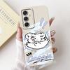 Phone Case For Samsung Galaxy A55 A54 5G Camera Shockproof Soft Liquid Silicone Bumper On Samsung A54 A 55 Funny Animals Meme