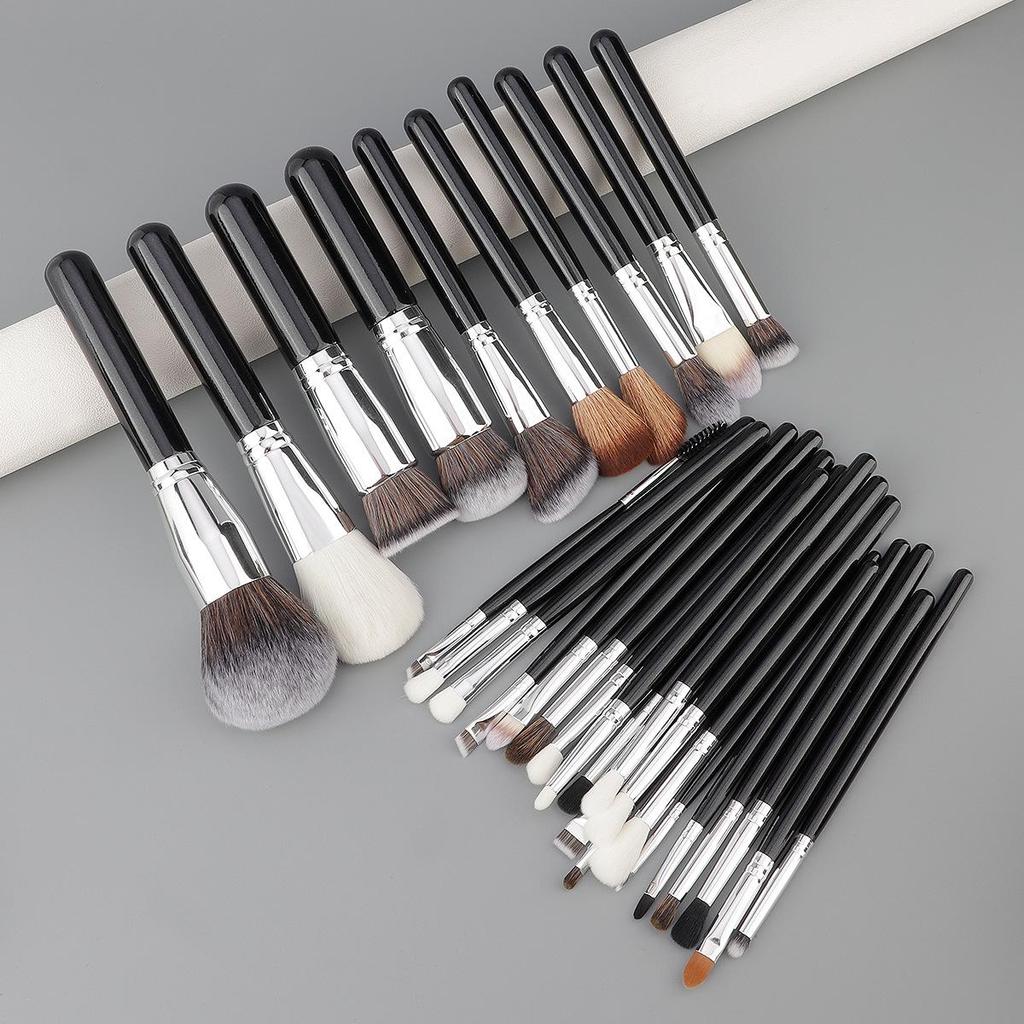 30-Piece Professional Makeup Brush Set - Soft Bristles for Eyeshadow, Powder, and Full Face Application