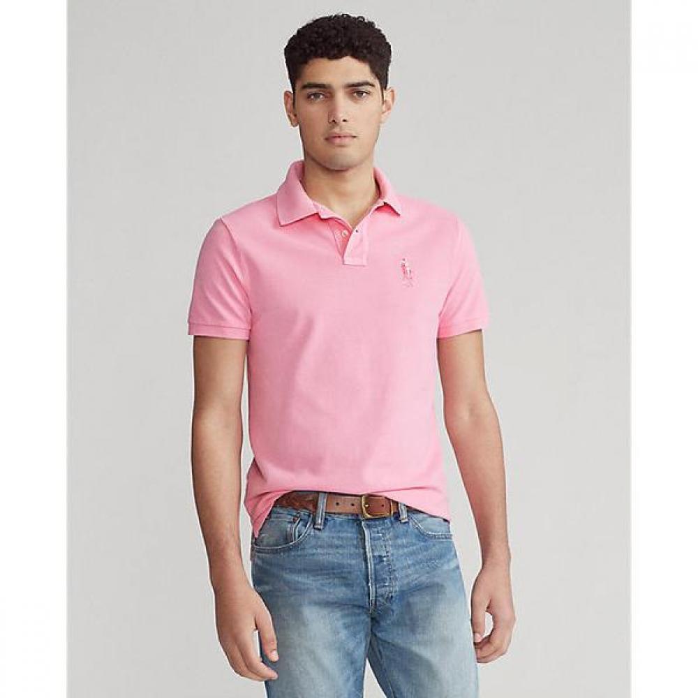 Polo Ralph Lauren Men S Pink Pony cuStom Slim Fit Polo Shirt Mnpokni1n820984650 XS