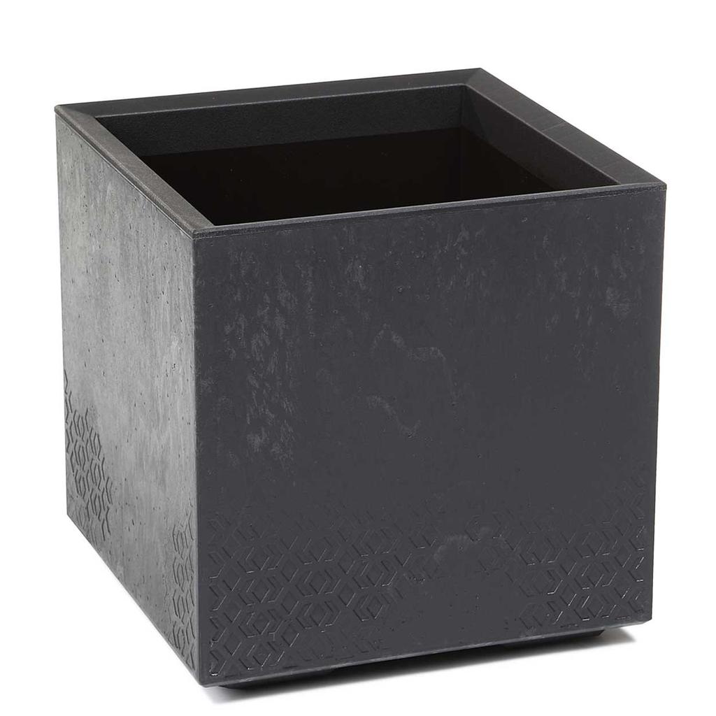 Donica Betonique Czarny Beton 40X40 Cm