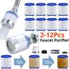 Elemento Filtrante para Torneira Purificador Cabeça Pulverizadora Purificador de Água Doméstico Filtro Chuveiro Remove 360° Cloro Metais Pesados Filtrado