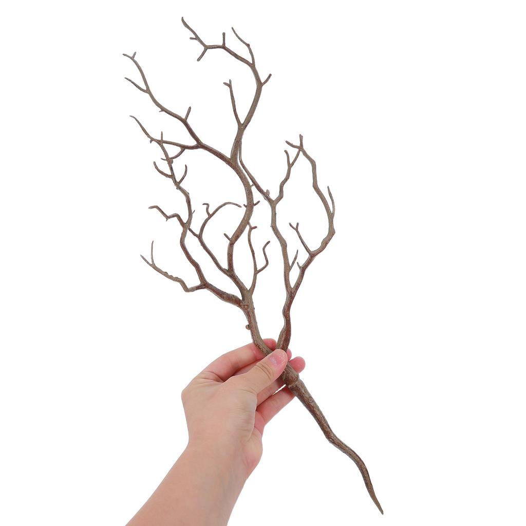 4pcs Plastic Faux Branches Artificial Antler Shaped Tree Branch Decorative Plant Twigs For Wedding Table Centerpiece Decor