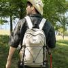 Schoolbag Outdoor Mountaineering Bag Large Capacity Lightweight Waterproof Backpack Bag Women's Versatile Plaid Travel Hiking Multifunctional Backpack