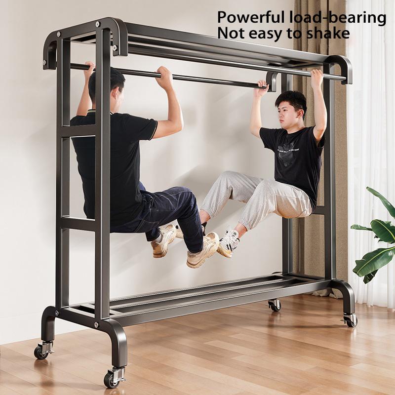Clothes Rack Household Indoor Bedroom Balcony Drying Hanger Floor-To-Ceiling Coat Rack Thickening Simple Drying Rack