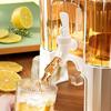 5L Fridge Beverage Dispenser Large Capacity Portable Cold Kettle Juice Jug Cold Kettle with Faucet for Parties and Daily Use