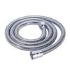 Large Double Buckle Explosion-Proof Hand Shower Hose Transparent Stainless Steel Inner Tube Flexible Shower Head Shower Tube