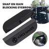 2Pcs Universal Car Carbon Fiber Rearview Mirror Rain Eyebrow For MG GT 3 5 6 7 GS Pilot HS ZS Q0