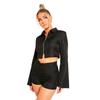 Missy Empire Womens/Ladies Zip Front Tailored Bell Sleeve Jacket