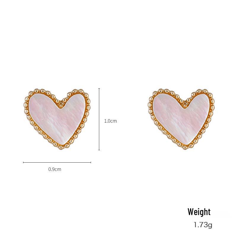 Kenjie 2024 S925 Silver Heart Zircon Cross-Border Rabbit Carrot Asymmetrical Earrings