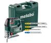 Metabo Jigsaw Steb 65 Quick, Case + 20 Pcs. Saw Blades
