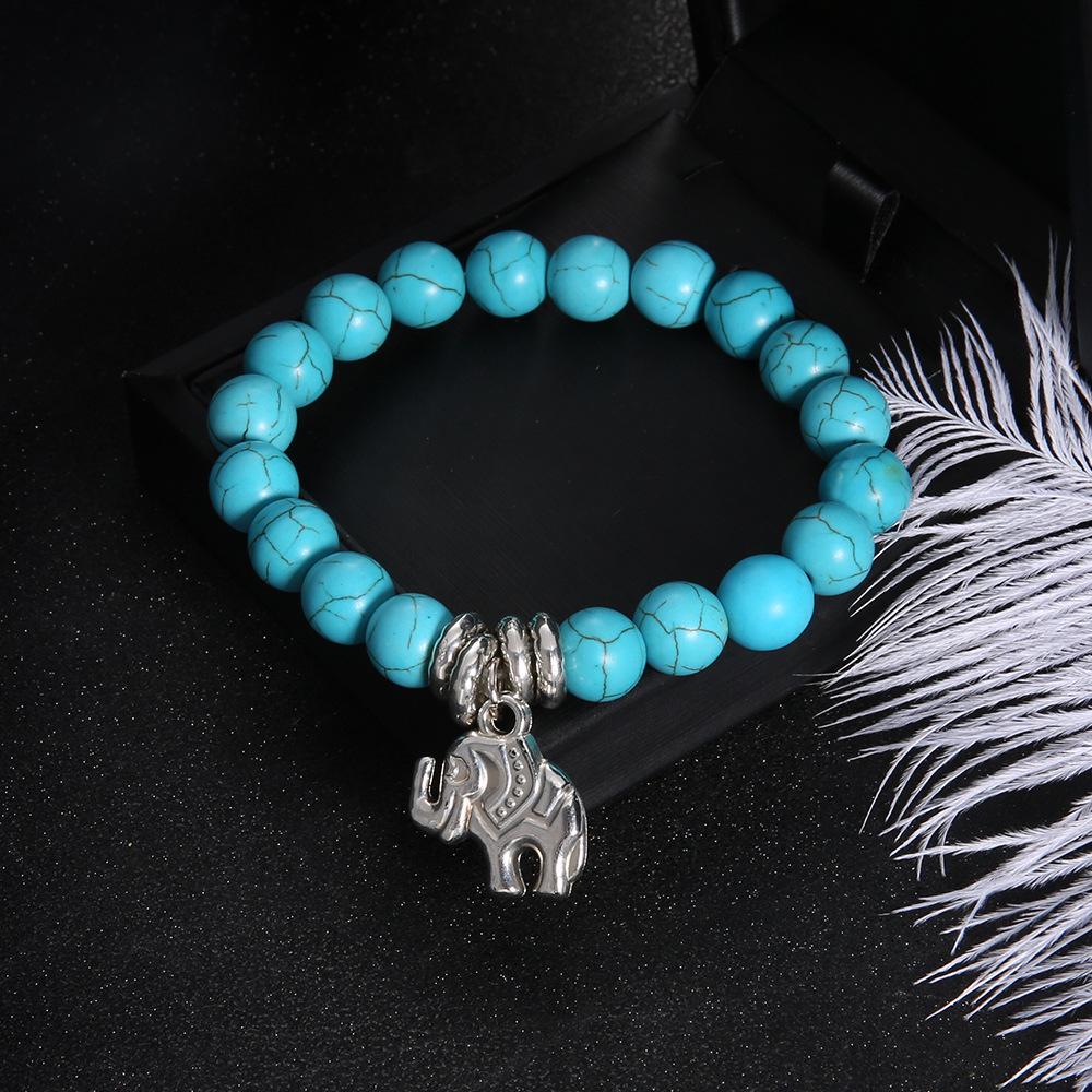 Elegant Beaded Elephant Anklet - Simple and Timeless Jewelry