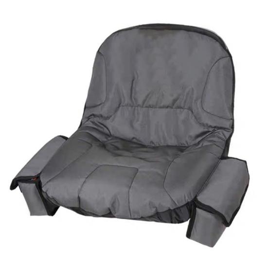 Lawn Mower Seat Cover with Drink Pouch Heavy Duty Oxford