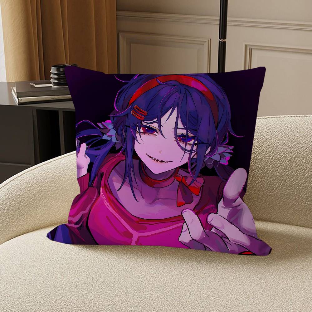 Cute M-MiSide MitaS Game Pillow Anime Pillow Sofa Bed Head Pillow Cover Cushion Cover 45x45 Cm Fashion
