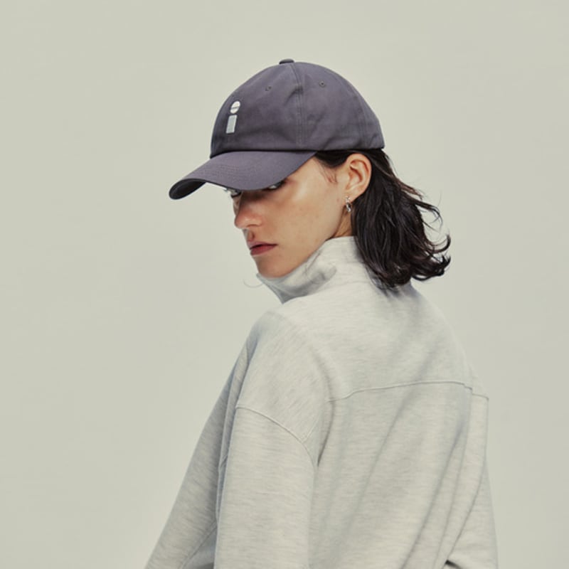 iba nenets Classic cotton i logo ballcap_DARK GREY