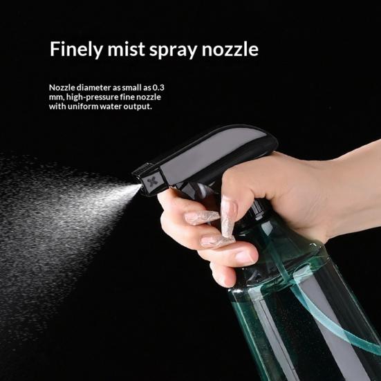 Spray Bottle Refillable Transparent Water Bottle with Scale Fine Mist Adjustable Nozzle Spray Kettle for Alcohol And Essential Oils