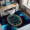 Chelsea F.C Muster Teppich, Innen-/Außenmatte, für Picknick, Spielzimmer, Schlafzimmer, Büro, Wohnzimmer, Heimdeko Teppich, Geburtstagsgeschenk