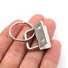 10Pcs Key Fob Hardware 25mm keychain Split Ring For Wrist Wristlets Cotton Tail Clip
