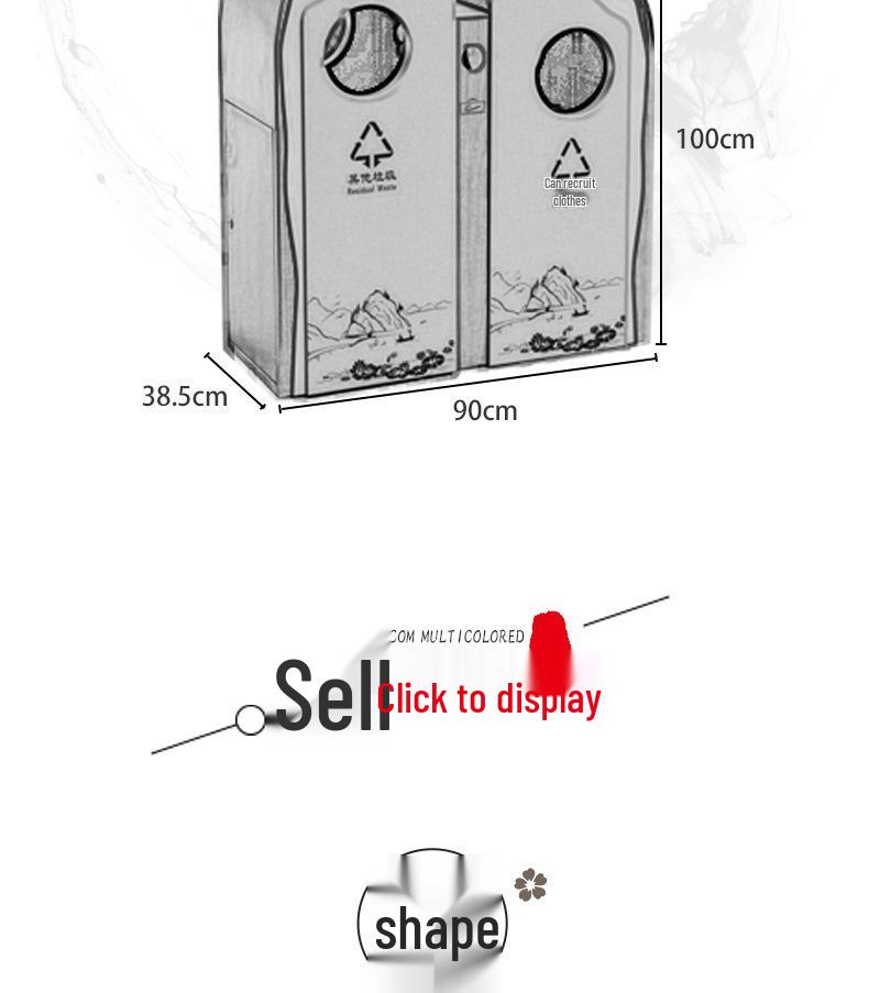 Outdoor Imitation Stone Trash Can with Stainless Steel Shell for Parks and Scenic Areas