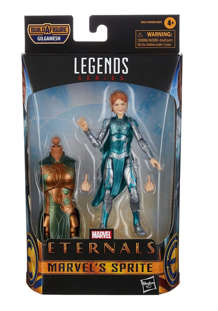 Hasbro Marvel Legends Series Action Figure with Parts Eternals/Sprite 6-inch F0551, Authentic, Build-A-Figure