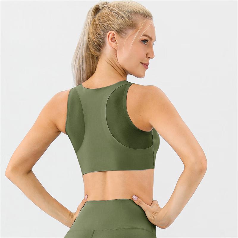 

Women s Seamless Bare-Feel High-Support Yoga Sports Bra XS