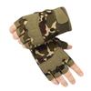 Guantes Tácticos sin Dedos para Hombres Mujeres Militares Ejército Tiro A Prueba de Cortes Antideslizantes Deportes al Aire Libre Paintball Airsoft Bicicleta