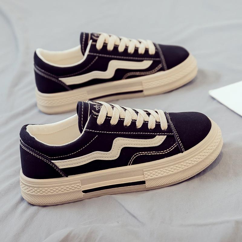 Spring and Autumn New Canvas Shoes Women's Versatile Flat Bottom Breathable Student Cloth Shoes Women's Shoes Autumn