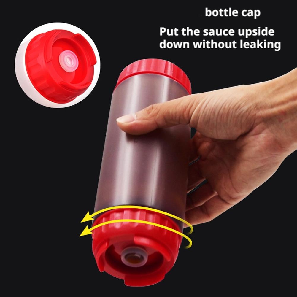 Small Squeeze Condiment Bottles with Nozzles Ketchup BBQ Sauces Olive Oil Bottle Dispenser Squeeze Sauce Bottle Kitchen Gadget