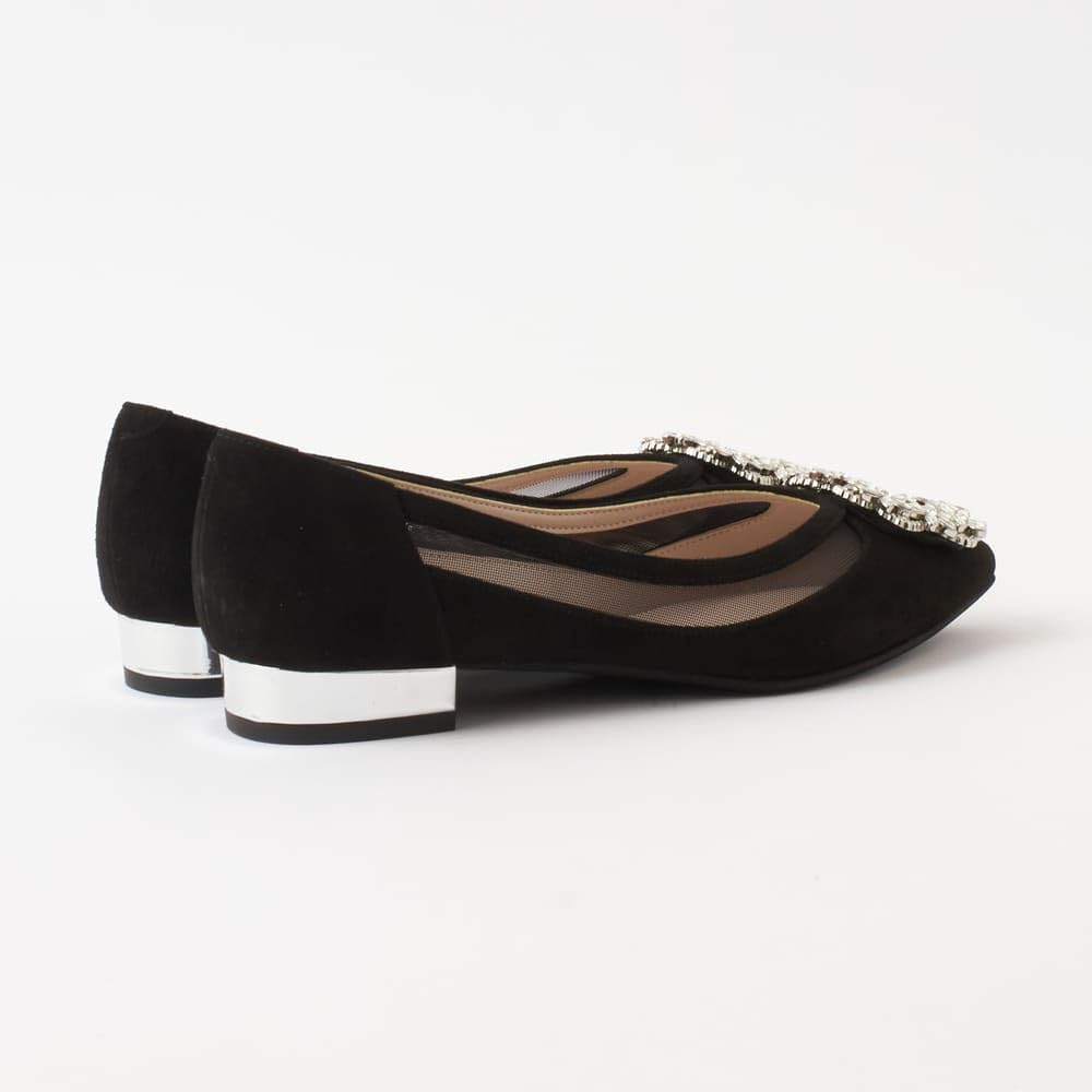 Low heel flat made in 184195100010 [Diana] shoes, Japan, black, 23.0cm,