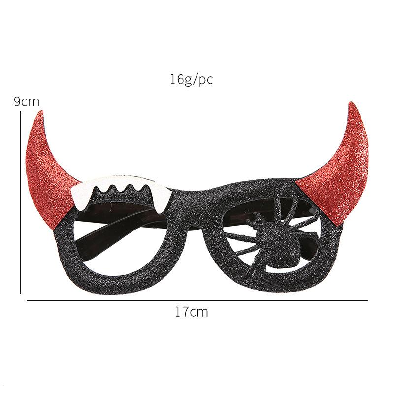 New Halloween Glasses Children's Funny Party Costumes Photo Prop Decorative Goods Skull-and-pumpkin Ghost Day Party