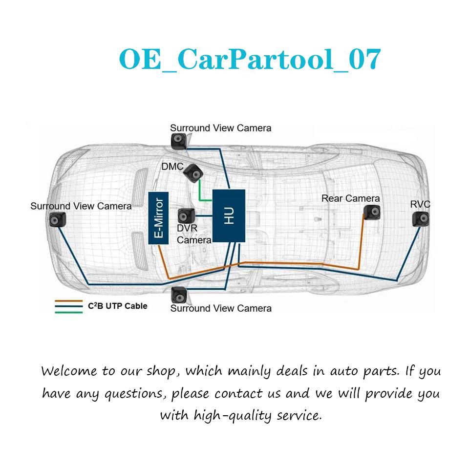 GA8T-19G490-AA Rear View Backup Parking Camera For 2013 2014 2015 2016 2017 2018 2019 Ford Flex GA8Z-19G490-A GA8T19G490AA