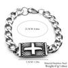 Creative Simple Cross Bracelet Stainless Steel Classic Hand Chain Elegant Bracelets Jewelry Accessories