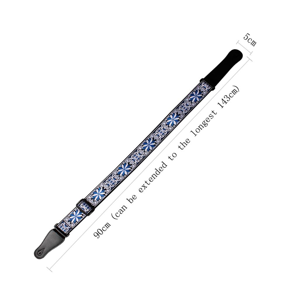 IRIN GS 02 Adjustable Embroidery Guitar Straps for Acoustic Electric Guitars Bass Accessories Yellow