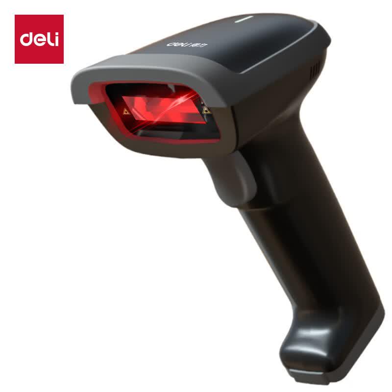 Deli Wireless 1D Laser Barcode Scanner