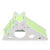 Wooden Hamster House Rest   Assembly Climbing Stairs Small Pet Exercise Playing Toy(Pink)