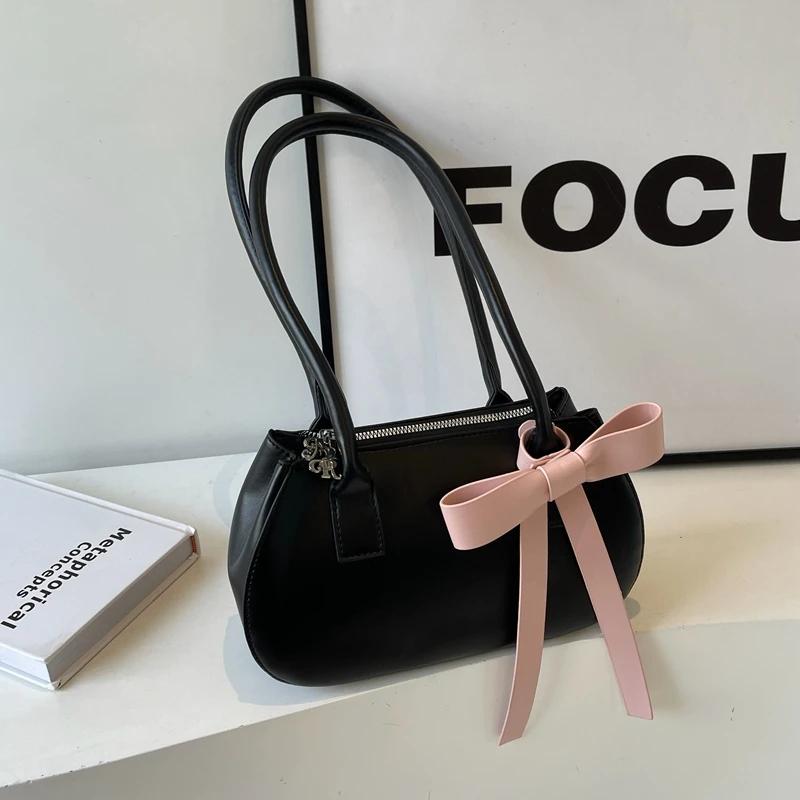Casual Interior Compartment Shoulder Bags For Women Solid Sewing Line Zipper Square Pu Bags Premium Durable Quality