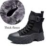 Women's Boots Autumn Three-color Motorcycle Thin Breathable Height-enhancing Short Boots