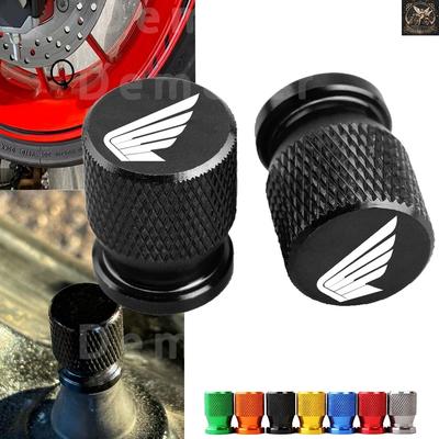 For HONDA CB750 CBR Grom CT125 MSX NC750X CB600F CB900F Hornet Motorcycle Dust Cover CNC Aluminum Tyre Valve Cap Accessories
