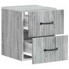 Wall Mounted Nightstand Gray Sonoma 34.5 x 33 x 40 cm