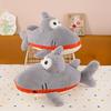 New Funny Red-lipped Shark Captain Doll Plush Toy Sleeping Rag Doll Pillow Children's Boy Gift