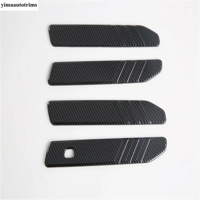 RHD LHD Outer Door Handle Decoration Cover Trim Carbon Fiber Accessories Exterior For Chery Tiggo Jaecoo7 TJ-1  2024 2025