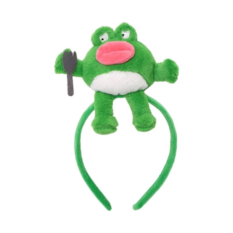 Cartoon Headbands Plush Animal Hairhoop For Kids Teens And Adult Fun Fashion Face Washing Hairband Party Accessories