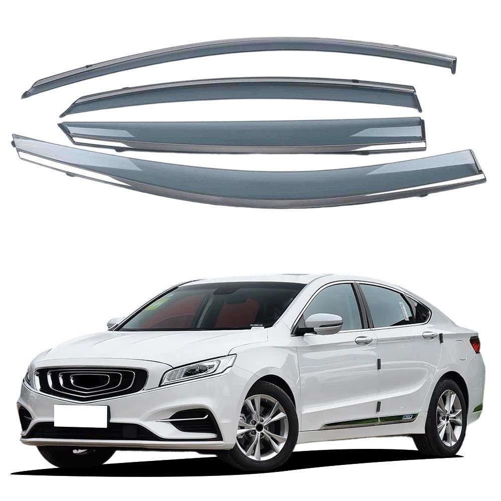 Geely Borui GC9/GE 2018 Car Window Rain Shield with Bright Strip Geely Borui GC9/GE 18 Model