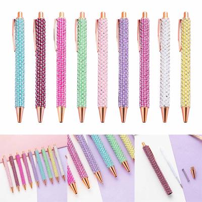 Beads Ballpoint Pen Office Signing Pen Retractable Ballpoint Pen Business Signature Pen Write Smoohtly Gift Pen